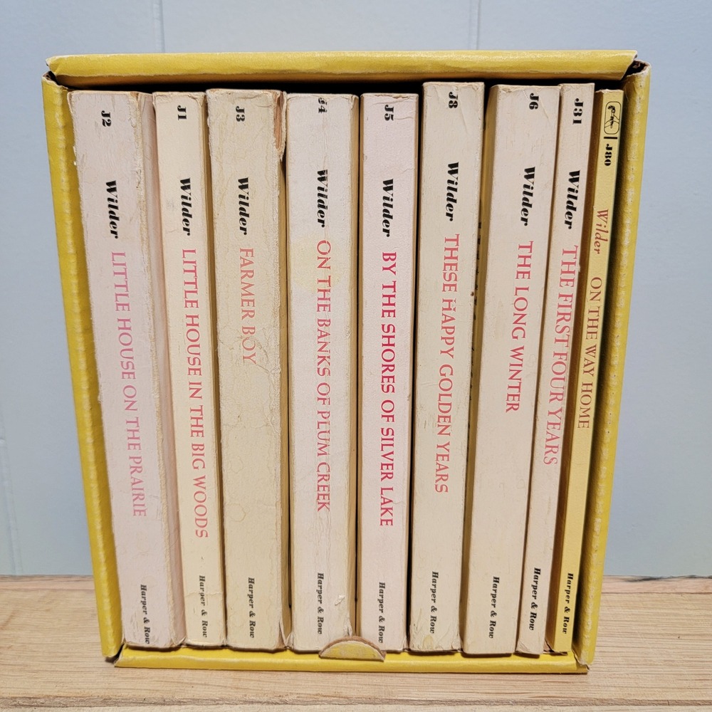 Laura Ingalls Wilder Little House Books 9 Vol Complete Set Garth Williams Boxed